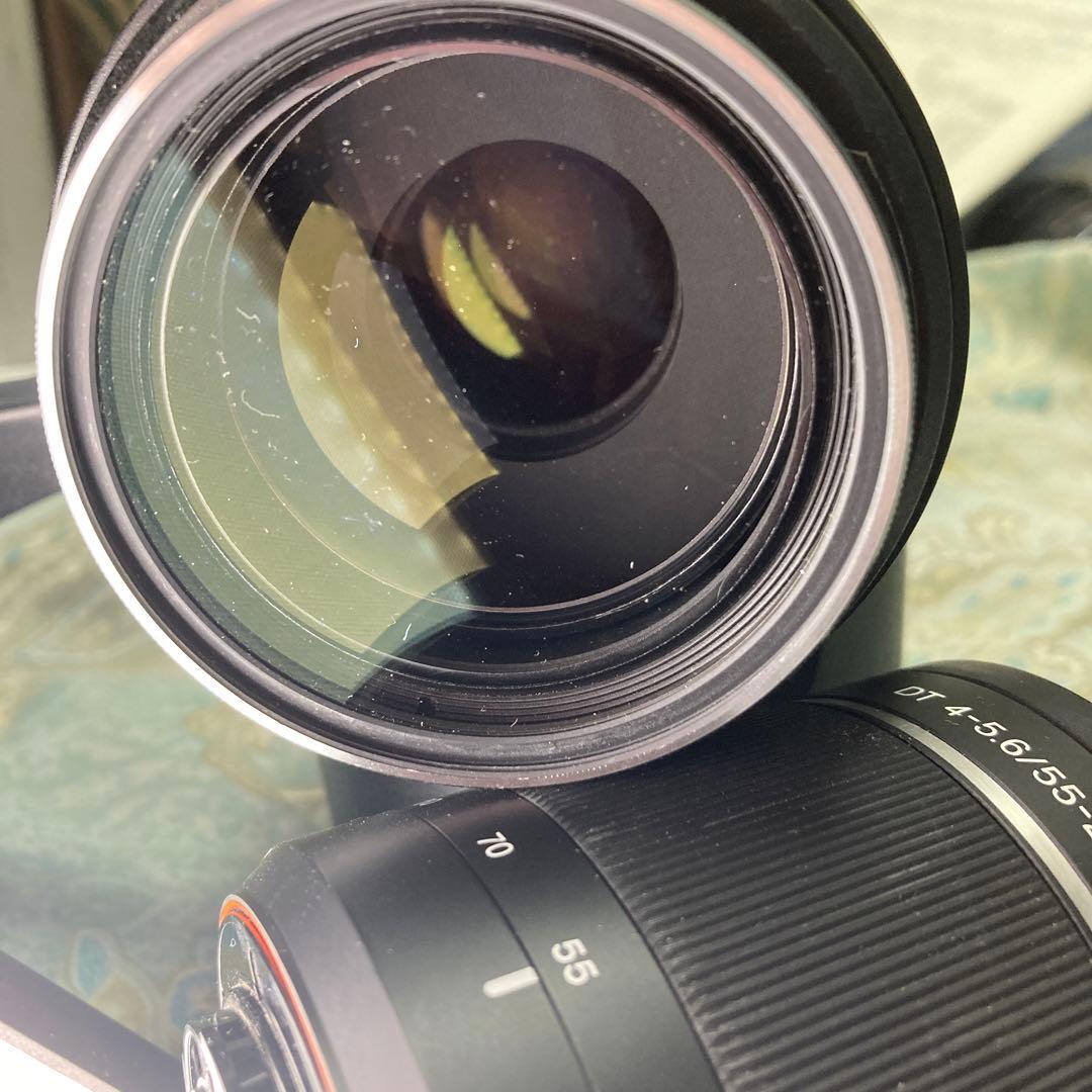 αマウント2本ストロボ付タムロン70-300、55-200mm