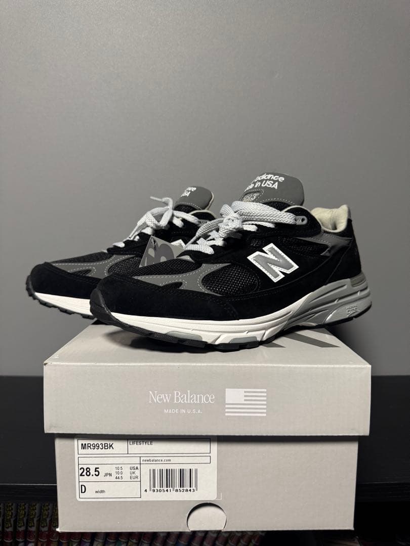 New Balance MR993BK 28.5cm ブラック