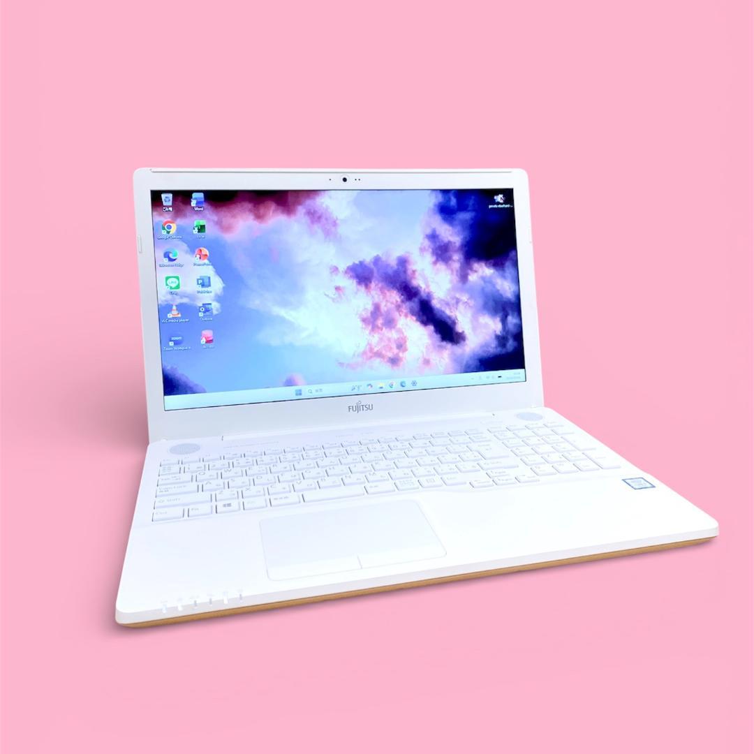 美品✨オフィス2021 高性能i7 SSD512メモリ16 富士通ノートパソコン