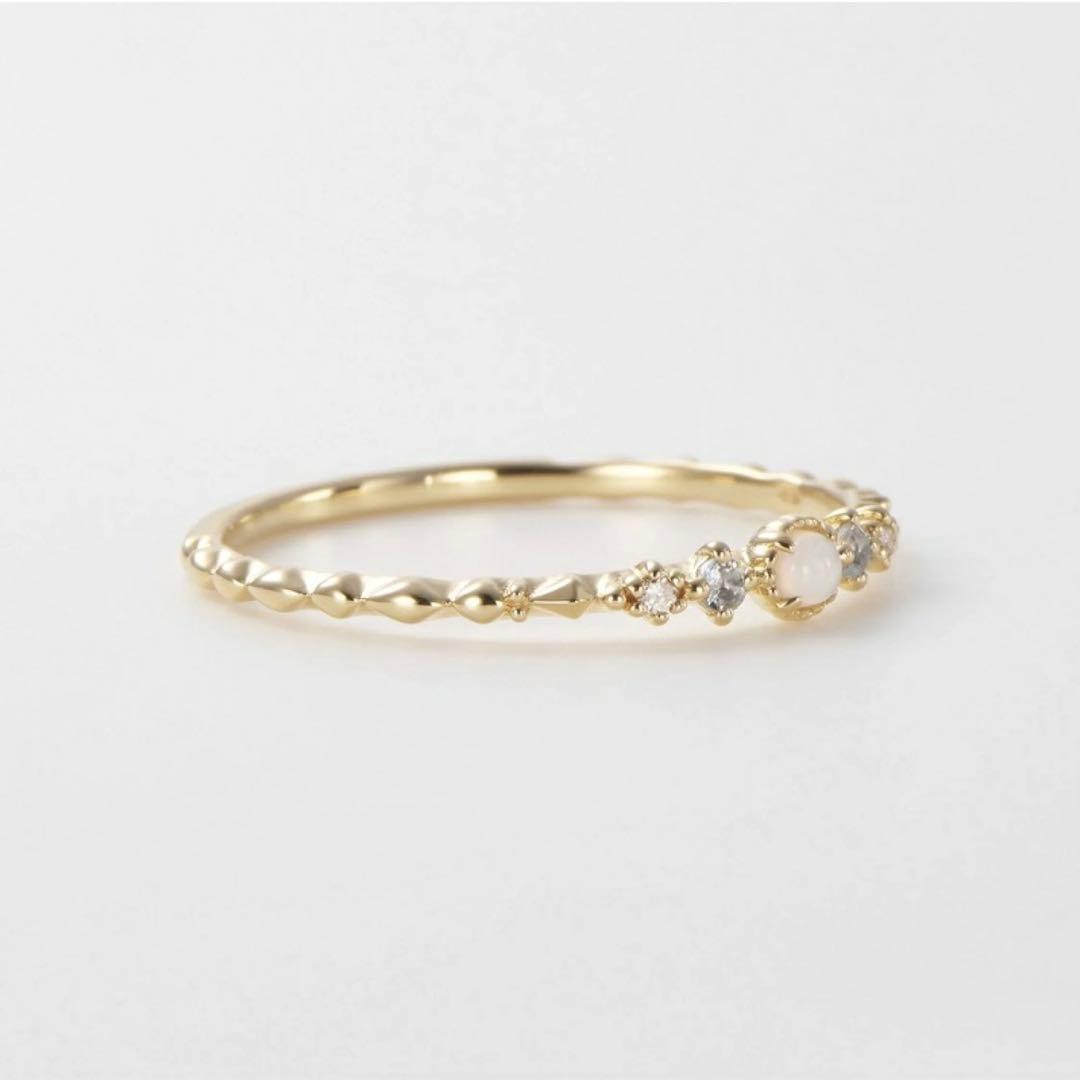 ★1/5迄 寿司さま専用★ NOJESS K10 ダイヤモンド オパール リング