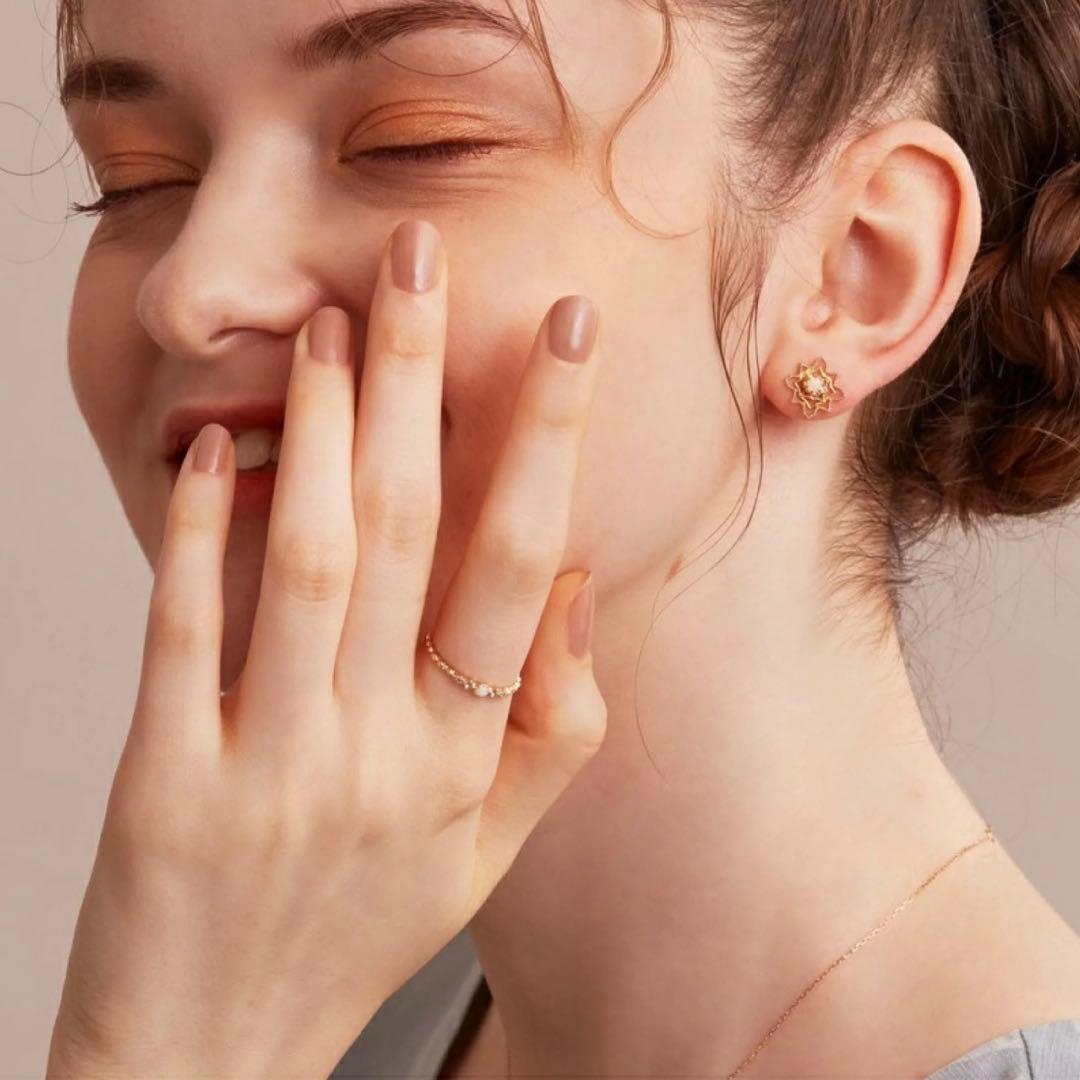 ★1/5迄 寿司さま専用★ NOJESS K10 ダイヤモンド オパール リング