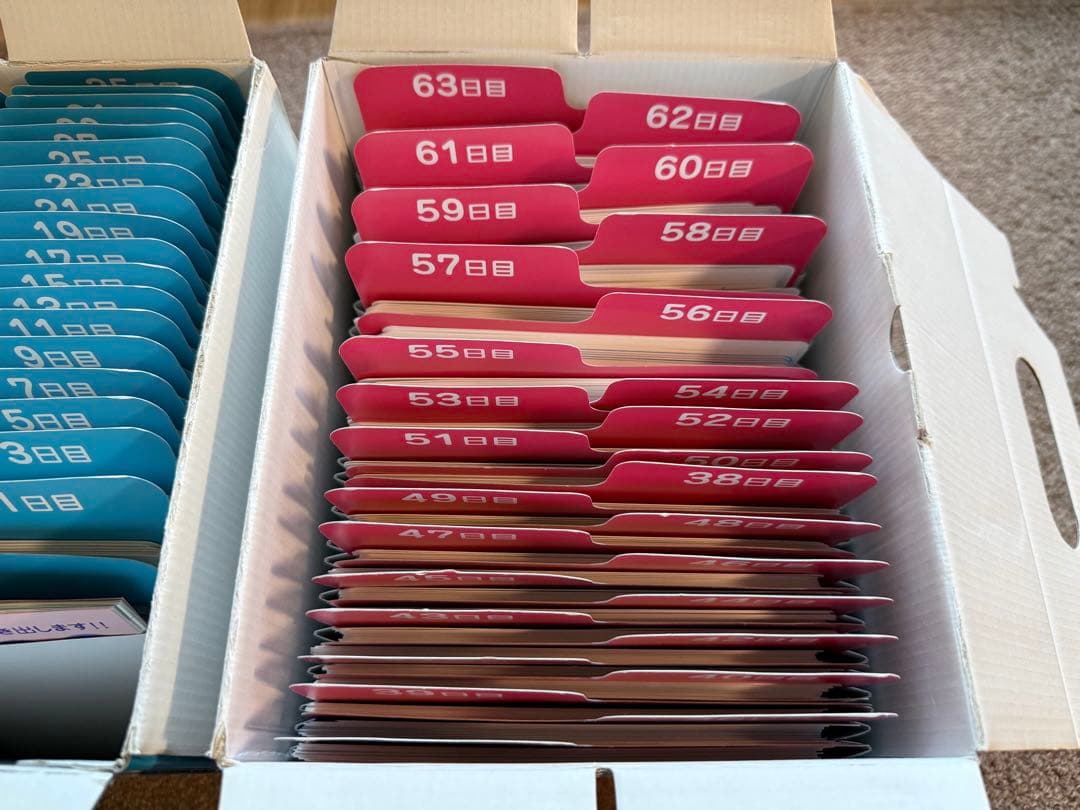 【美品】七田式　ドッツセット（1日目〜63日目）