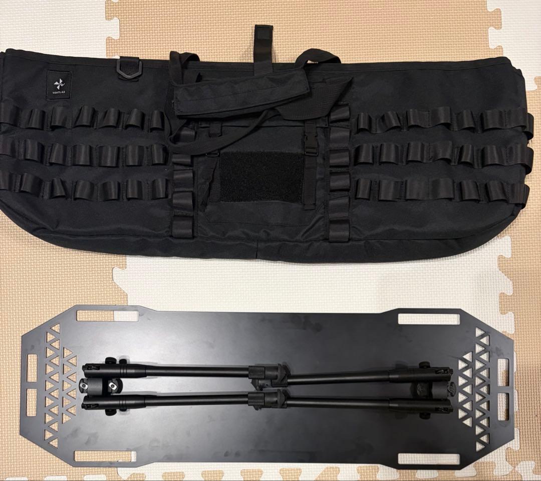 ヴェントラクス　VENTLAX 焚き火サイドテーブル　収納ケース　ブラック