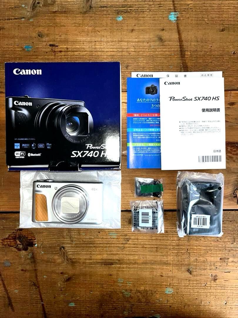 新品 Canon PowerShot SX740HS 店頭展示品 キヤノン