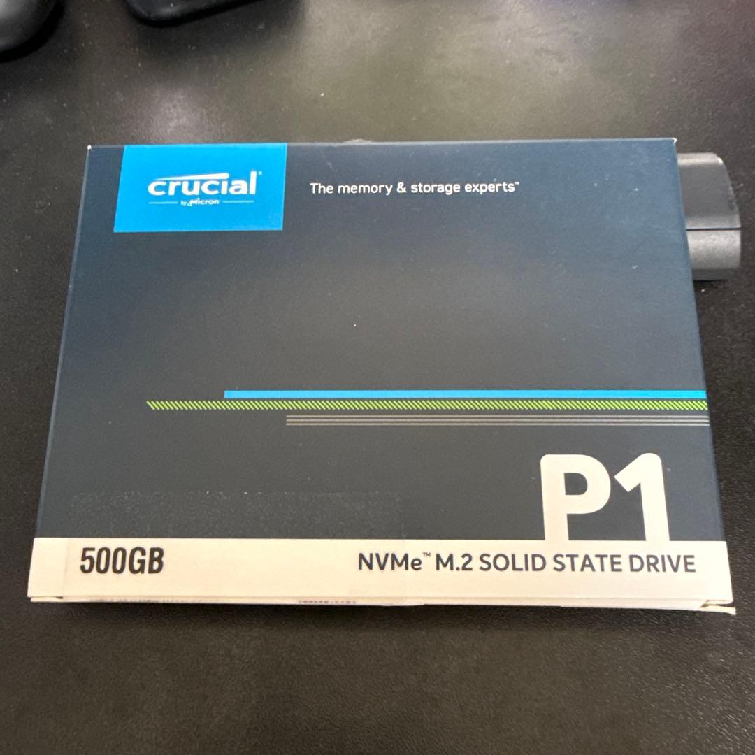 Crucial NVMe M.2 SSD P1 500GB 新品