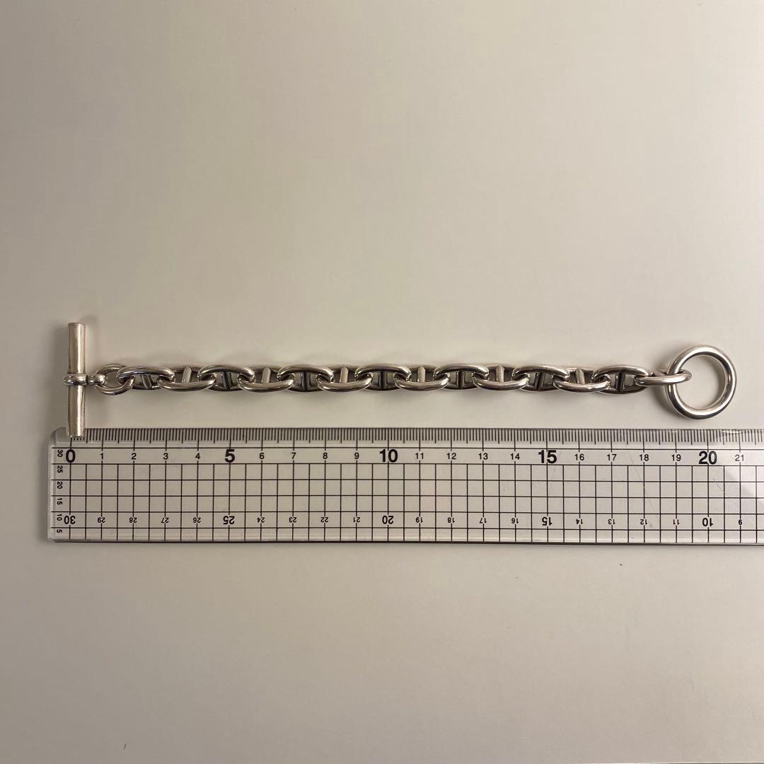 オーダー シルバー 925 アンカーチェーン ブレスレット シェーヌ MM