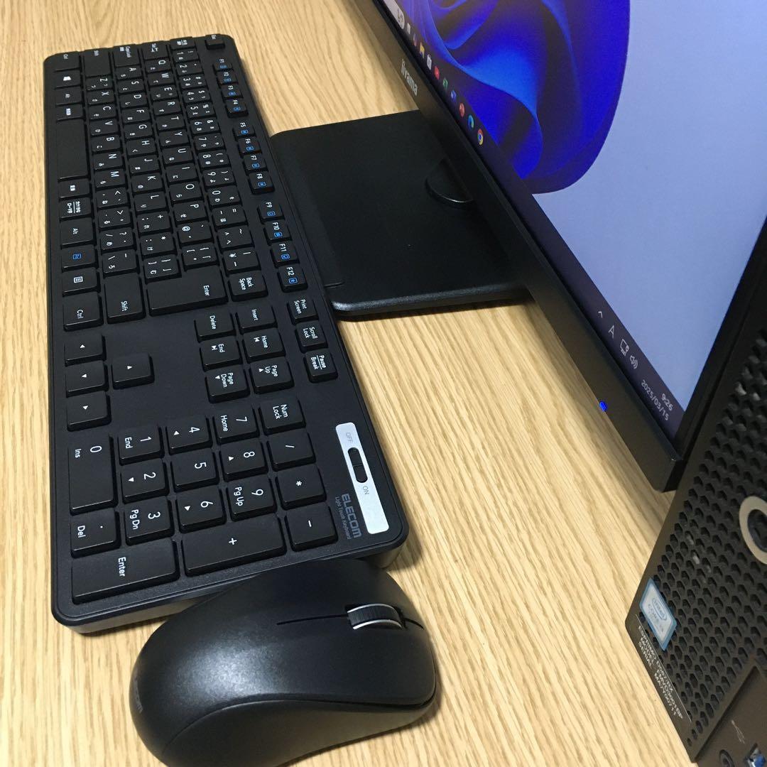 富士通 ESPRIMO Win11 快適デスクトップ 23.8'モニター 取説付