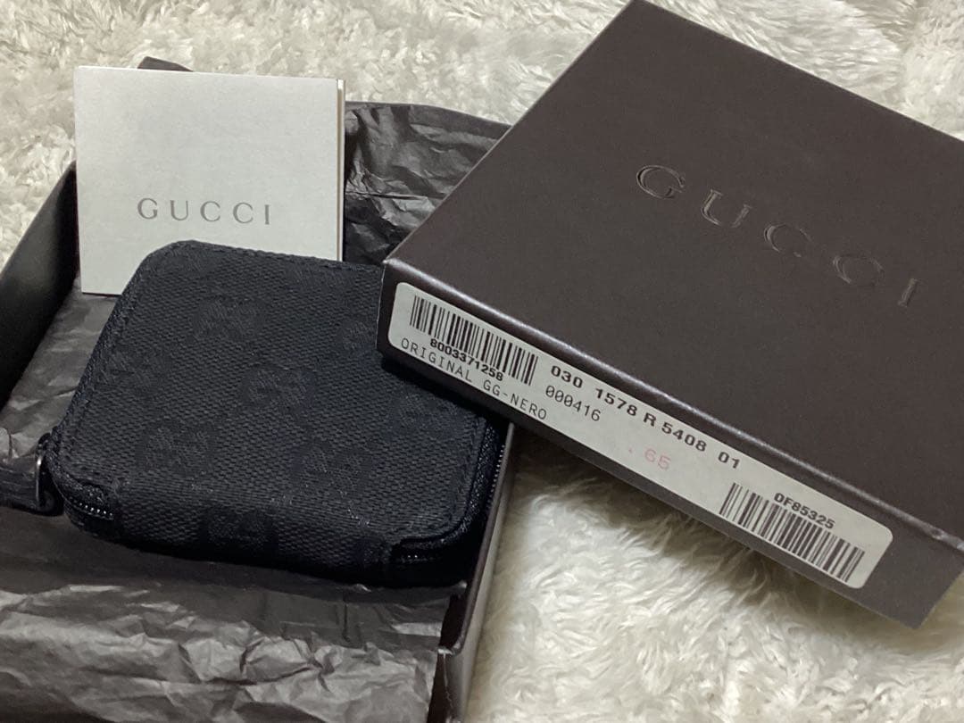 ★ GUCCI ★ケース ブラック 【未使用品】 GGパターン