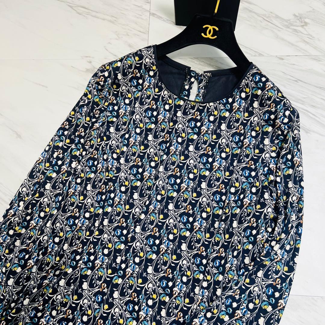 未使用級♡ Leilian 近年モデル ロングワンピース 花柄 3L〜4L相当