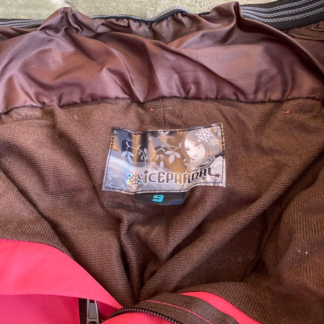 【未使用】ICEPARDAL スキー スノボ ウェア 上下セット レディース9号