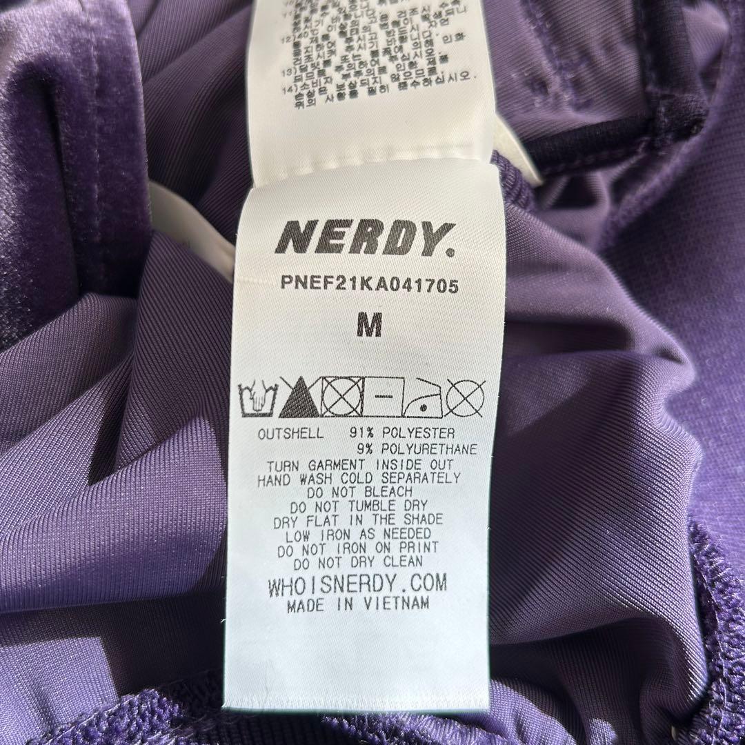 【極美品】NERDY ノルディ ベロア セットアップ パープル M Y2K