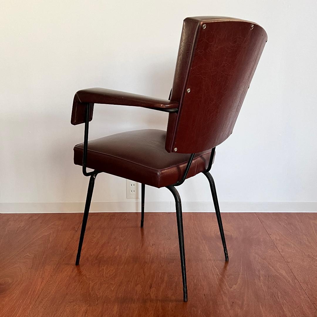 アームチェア　フランス　60年代　ラウンジチェア　ミッドセンチュリー　ビンテージ