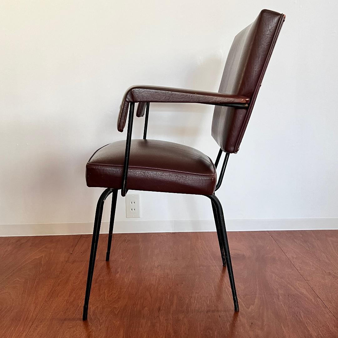 アームチェア　フランス　60年代　ラウンジチェア　ミッドセンチュリー　ビンテージ