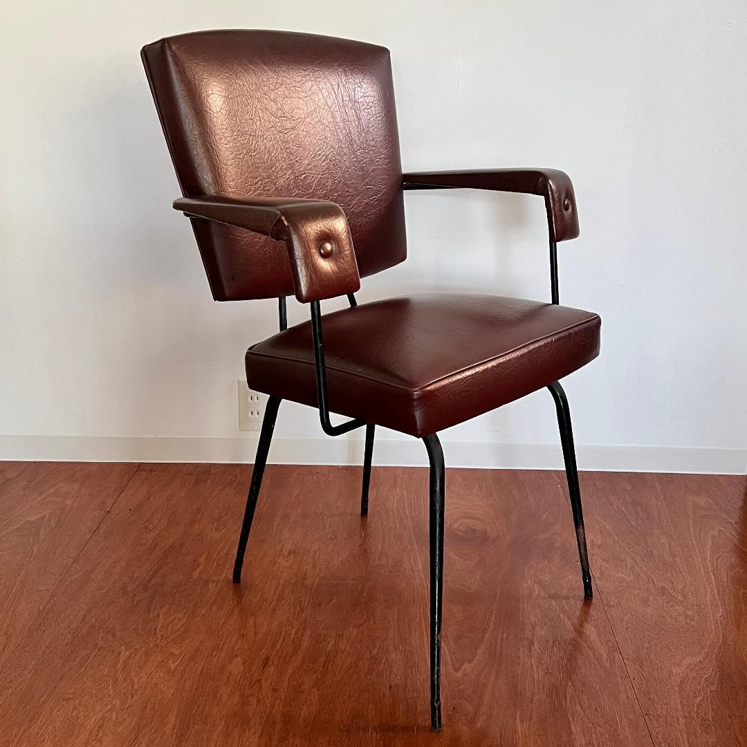 アームチェア　フランス　60年代　ラウンジチェア　ミッドセンチュリー　ビンテージ