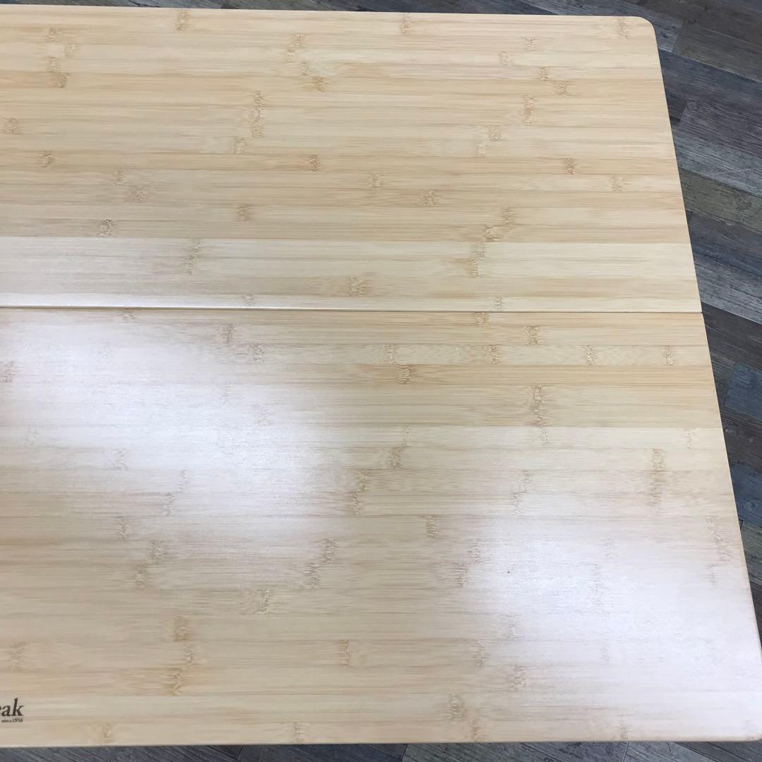 スノーピーク　ワンアクションテーブルロング　竹　 peak