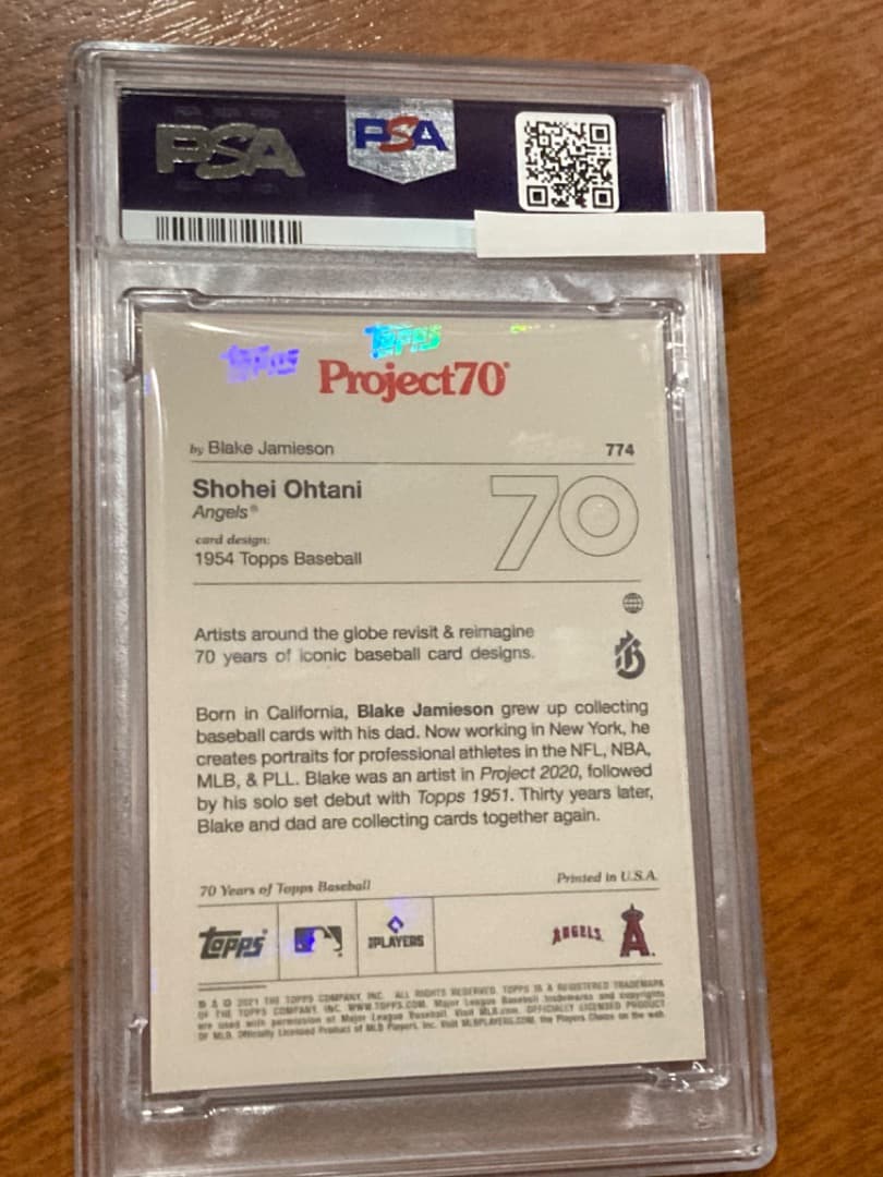 大谷翔平　PSA鑑定済カード