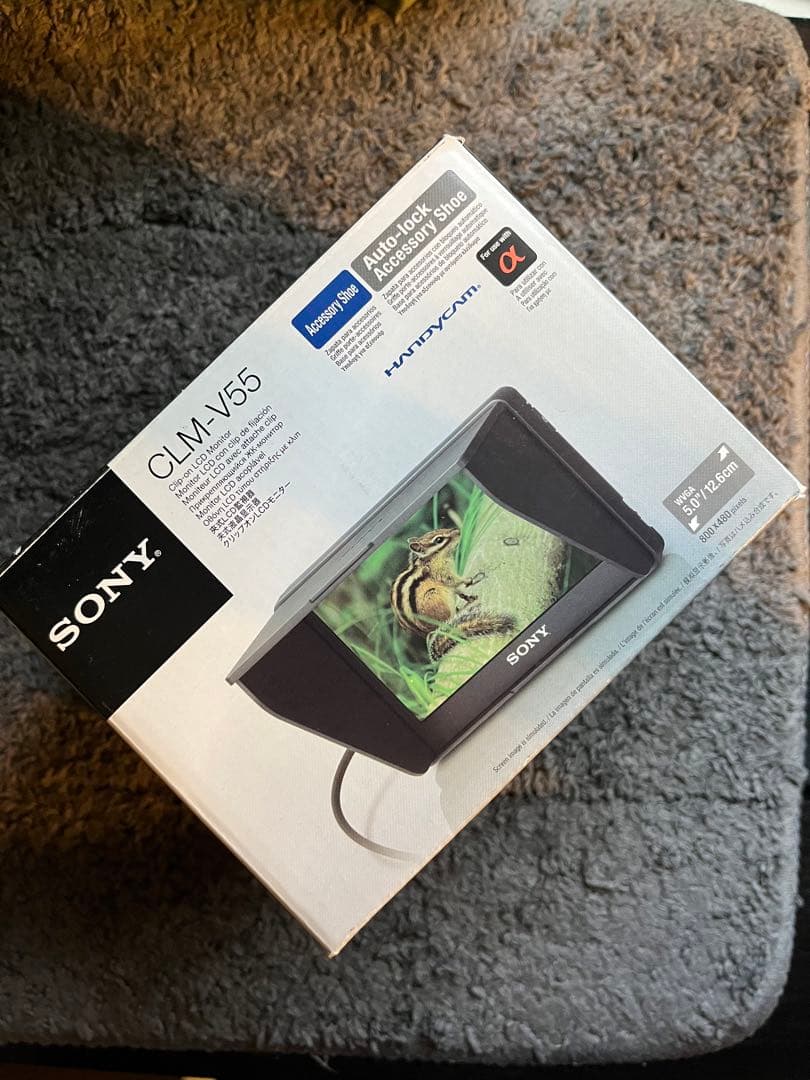 【SONY】純粋バッテリー付きCLM-V55 LCD MONITORモニター