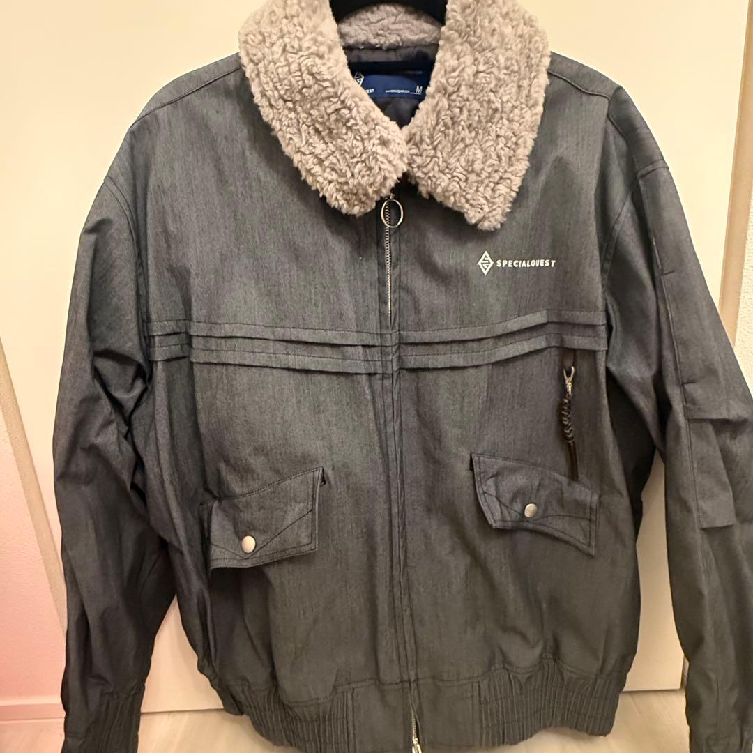 【美品】SPECIAL GUEST ボア襟付きジャケット スノボ　ウェア