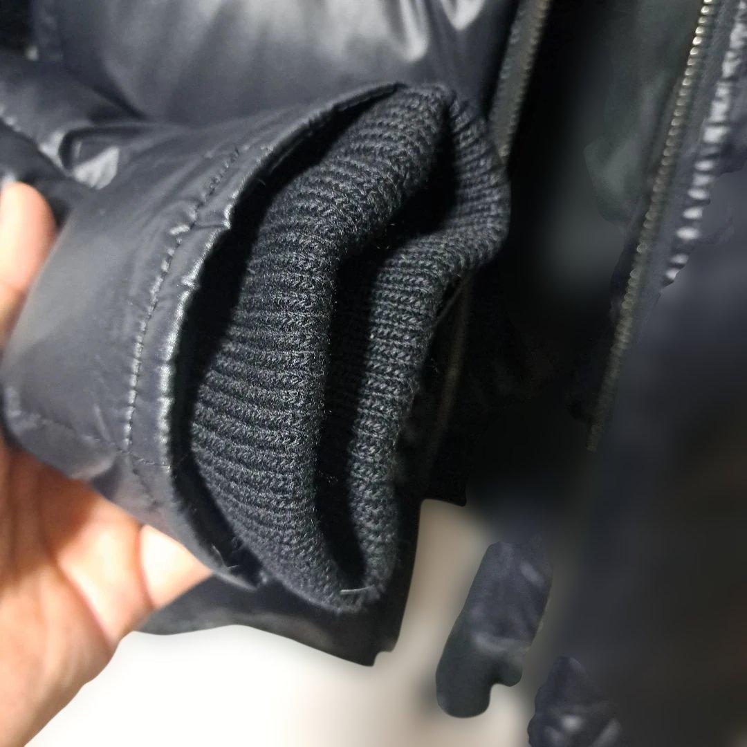 AKM ダウンジャケット L ブラック ダブルジップ riri 日本製