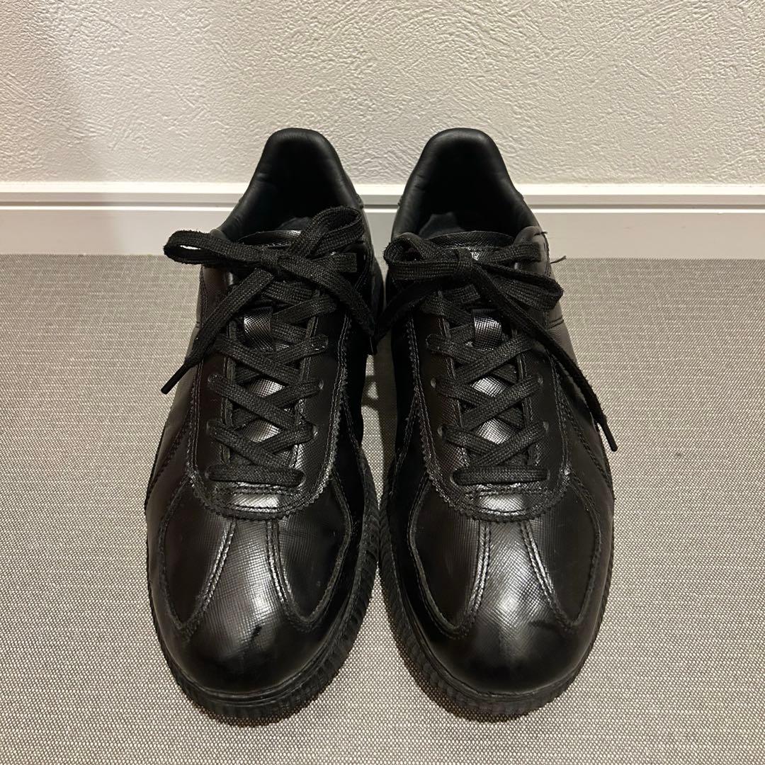 オニツカタイガー スニーカー 黒 ブラック 厚底 26.5 美品 使用感無し