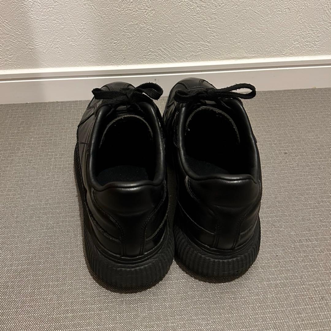 オニツカタイガー スニーカー 黒 ブラック 厚底 26.5 美品 使用感無し