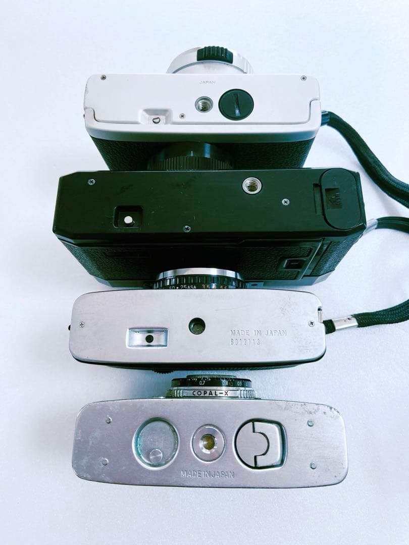 フィルムカメラ　Konica C35, Cosina ,Olympus Pen