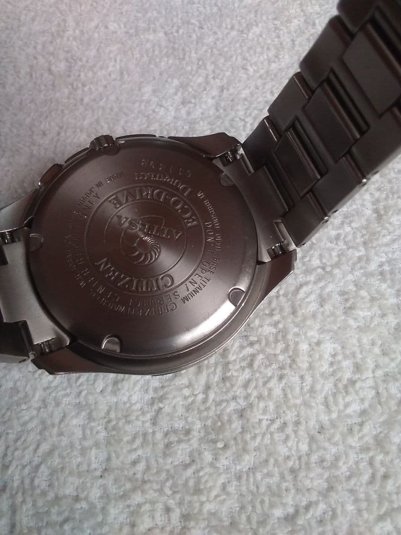 CITIZEN 電波ソーラー アテッサ　二次電池交換済