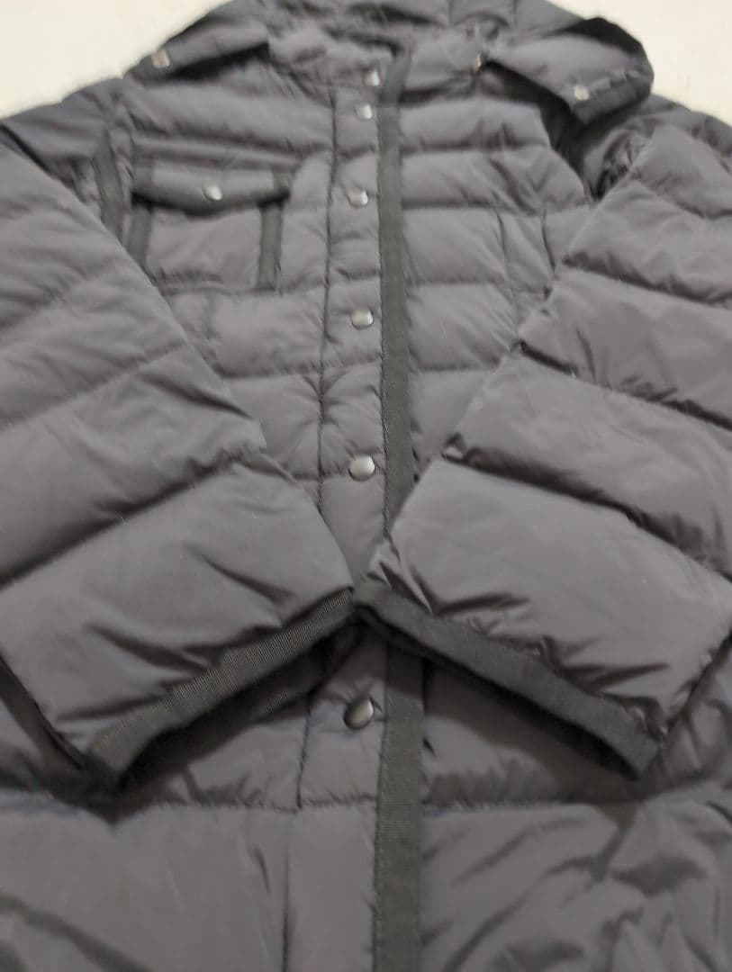 ヤマダヤスコットクラブフード付き ブラックダウンジャケット