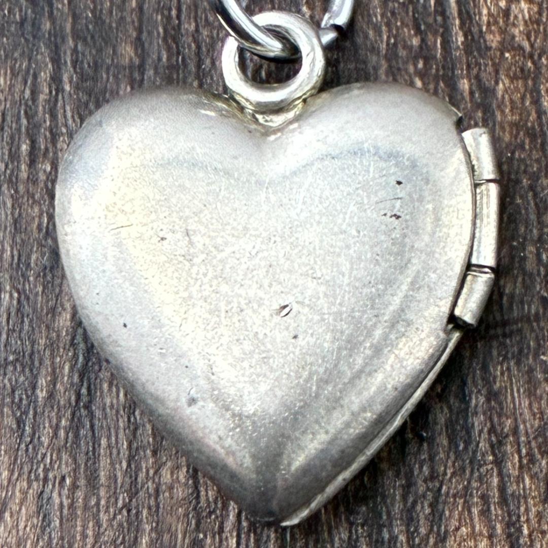 スウィートハートジュエリー エンジェル ロケット シルバーヴィンテージネックレス