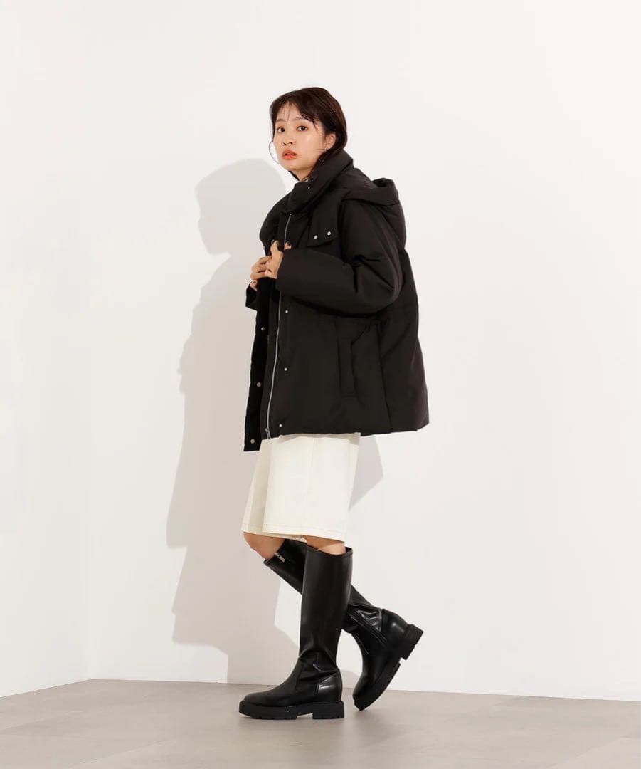 N. ミディダウン/ウエストアジャスター/黒