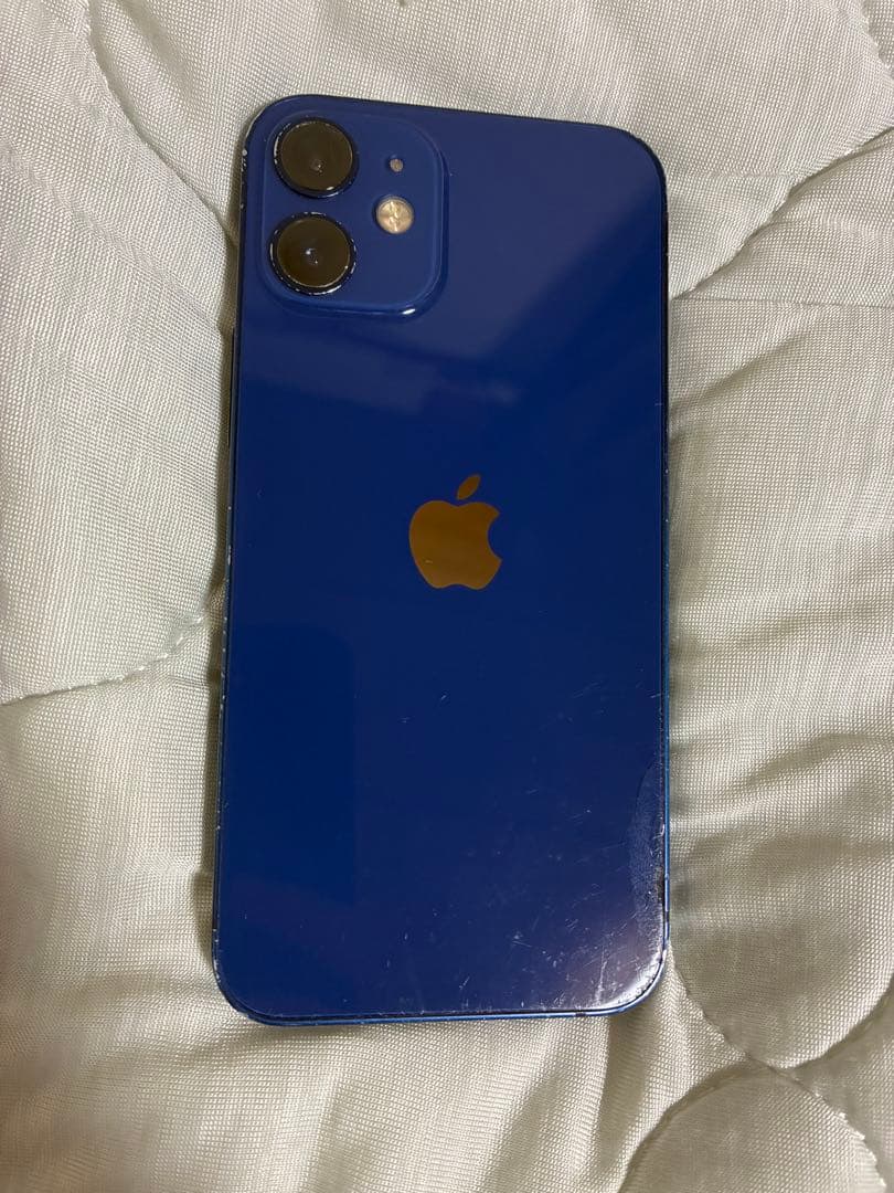 Apple iPhone 12mini ブルー 本体 128GB 傷あ