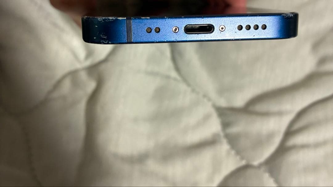 Apple iPhone 12mini ブルー 本体 128GB 傷あ