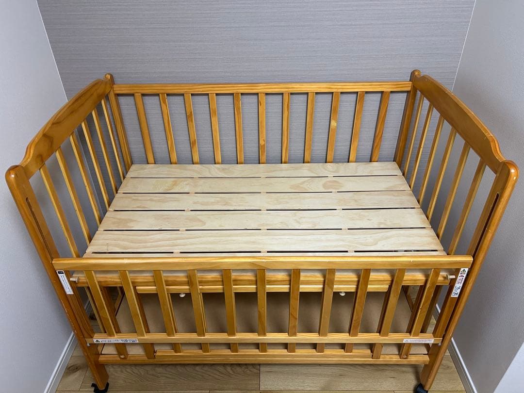 美品✨大和屋　ベビーベッド　フロール　120✕70cm