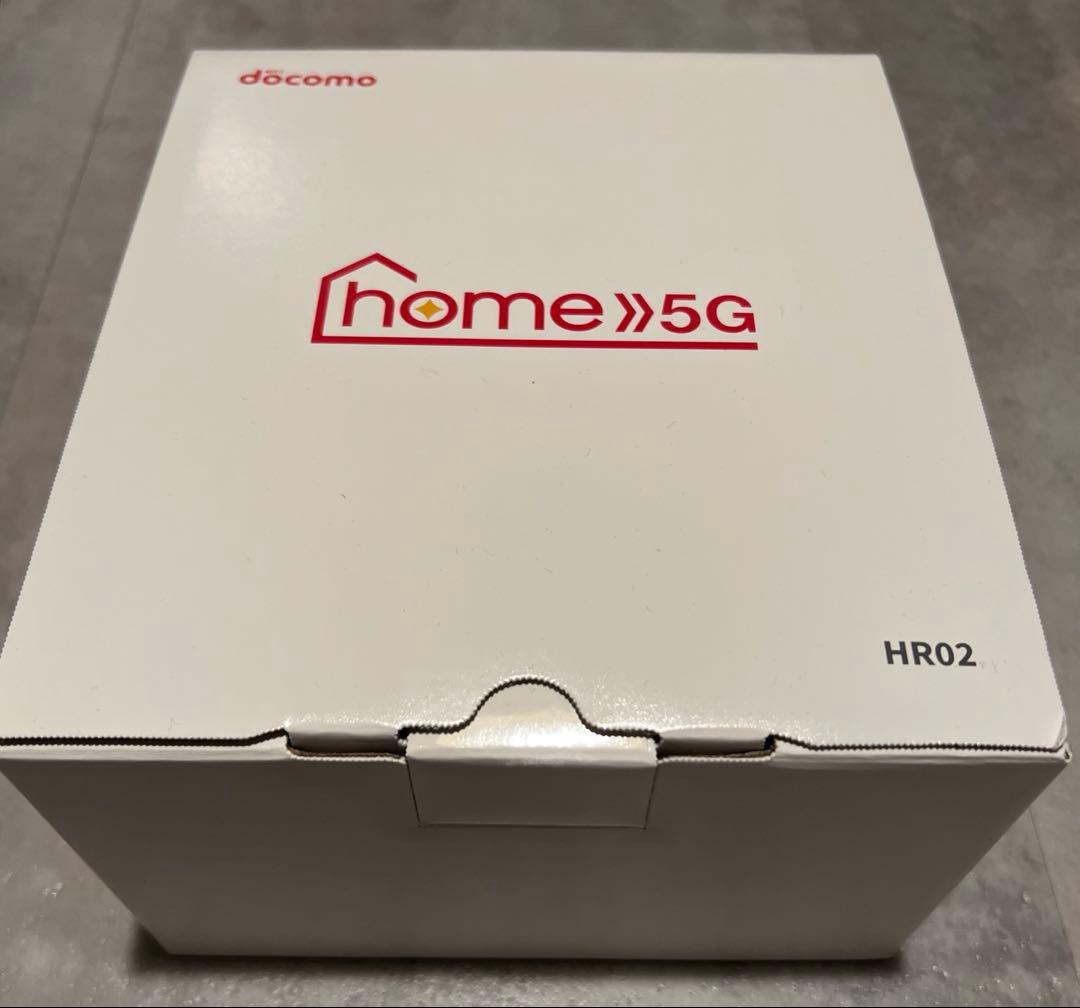 【新品未使用】docomo 5Gホームルーター HR02