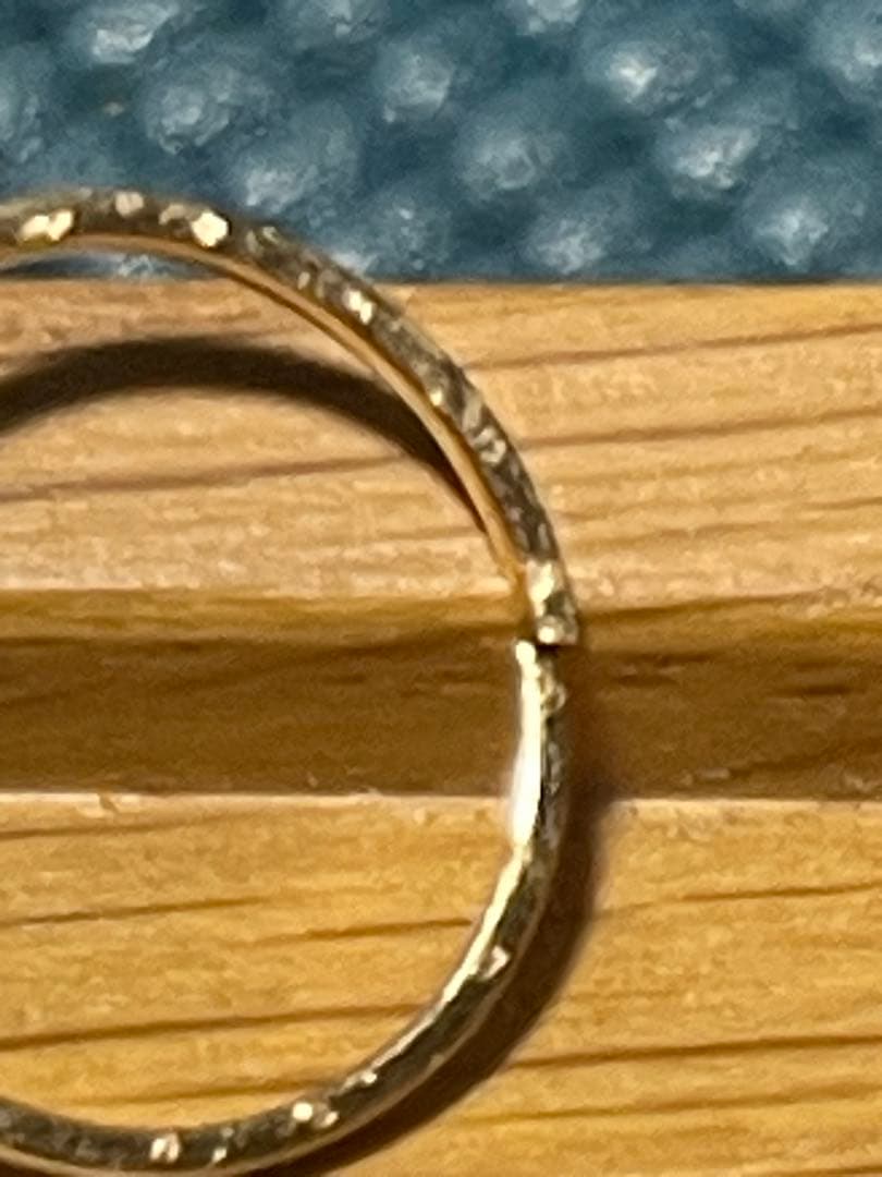 専用/訳あり・破損k18・本真珠リング