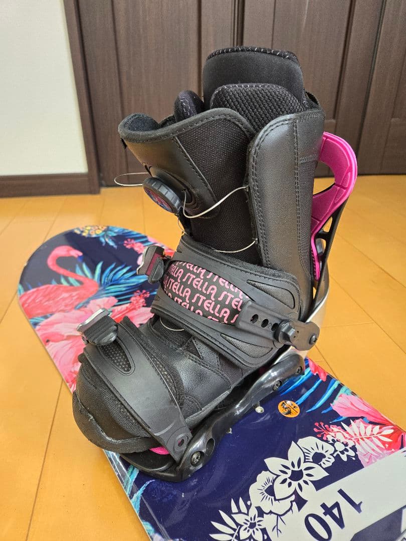STELLA 140+バイン + BOAブーツZUMA 24.0cm　ケース