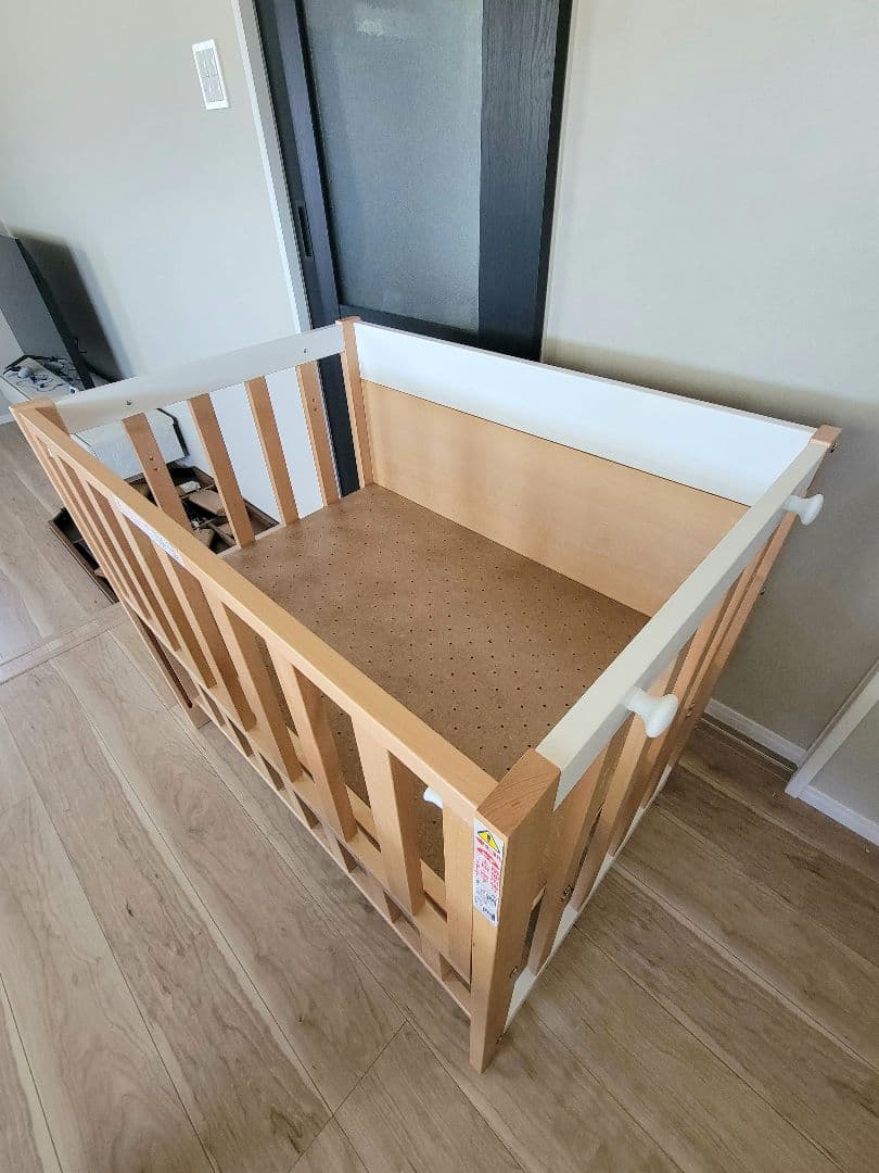 本日17時半まで！5WAY ミニベビーベッド グロージュ