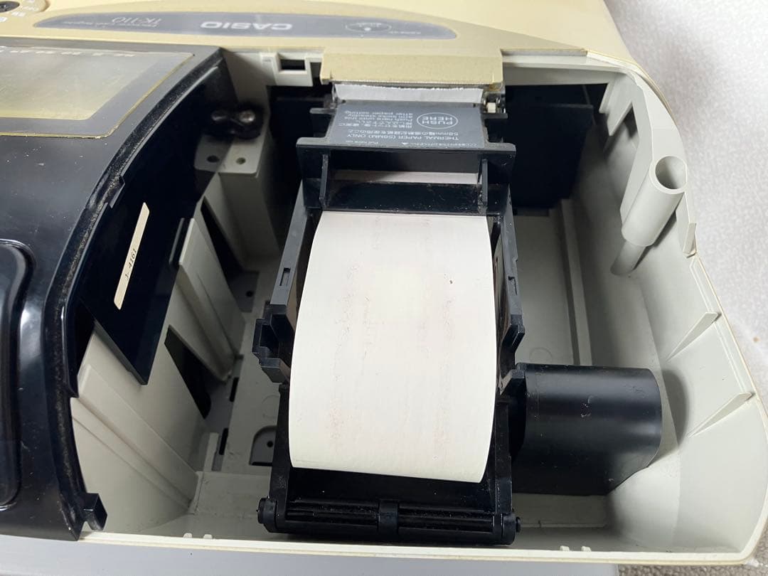 CASIO カシオ 電子レジスター TK-110 ドロア付き 動作確認済み