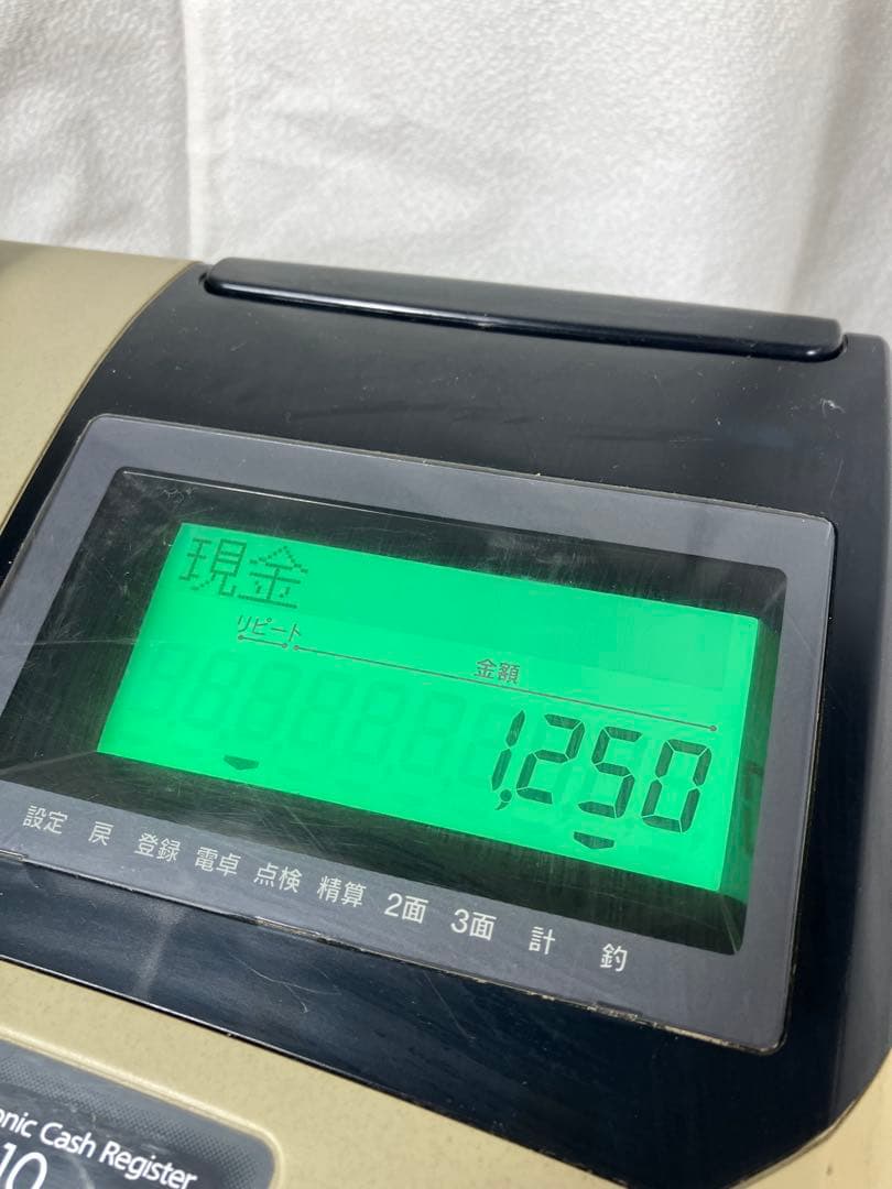 CASIO カシオ 電子レジスター TK-110 ドロア付き 動作確認済み