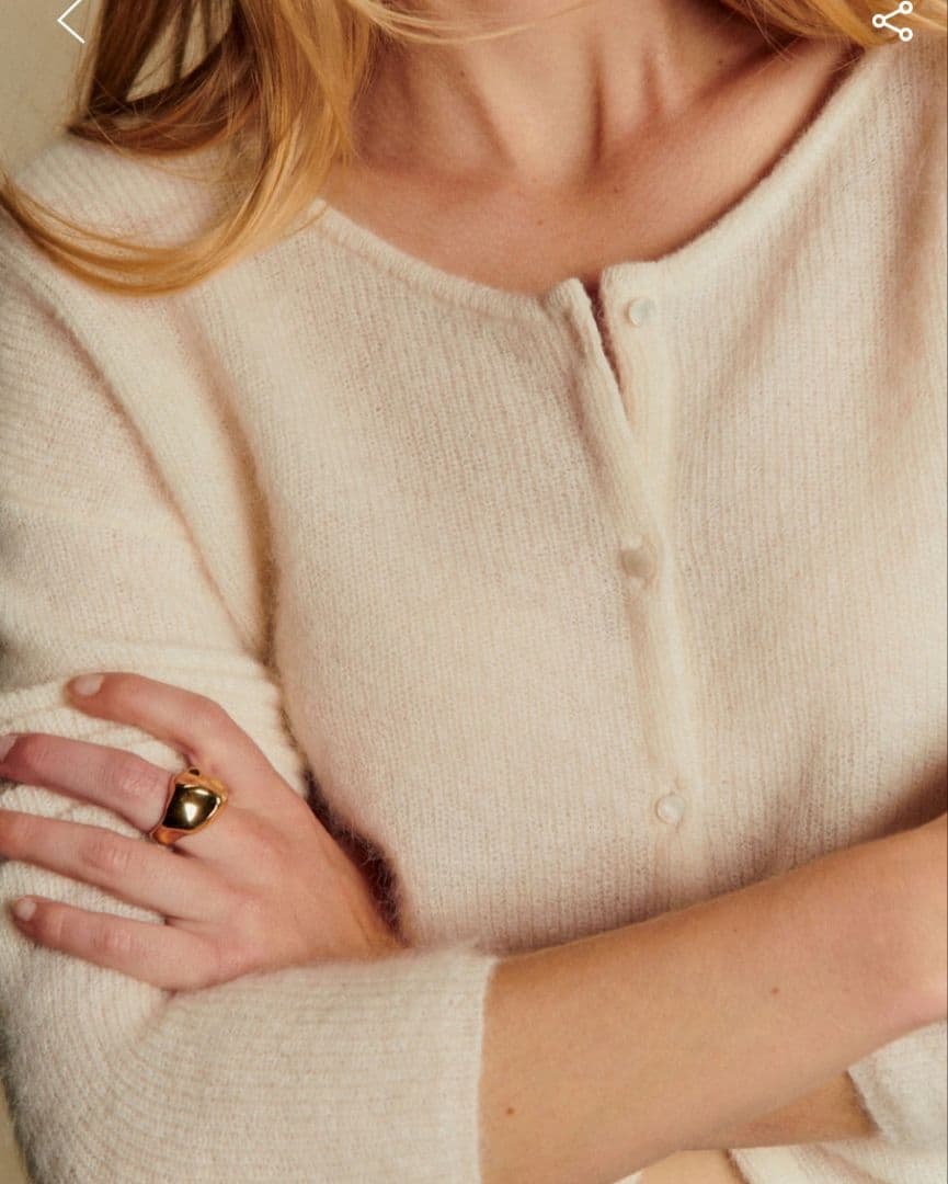 20日迄価格　Sezane　セザンヌ　2way　ベビーアルパカ　ニット