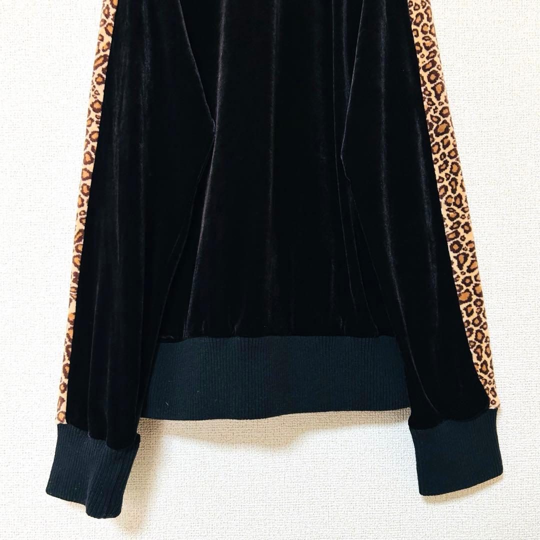 PUMA x BEAMS 別注 ベロア トラックジャケット セットアップ 豹柄