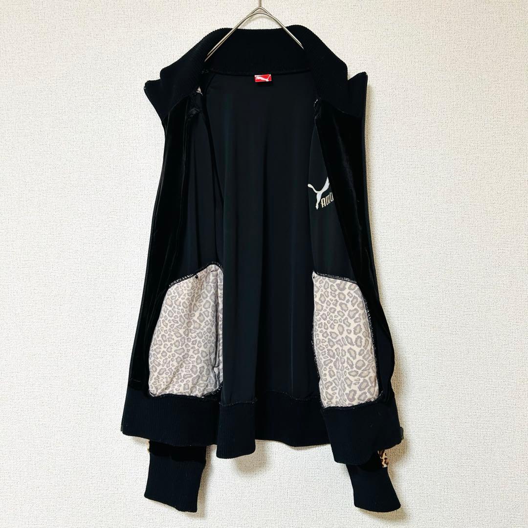 PUMA x BEAMS 別注 ベロア トラックジャケット セットアップ 豹柄