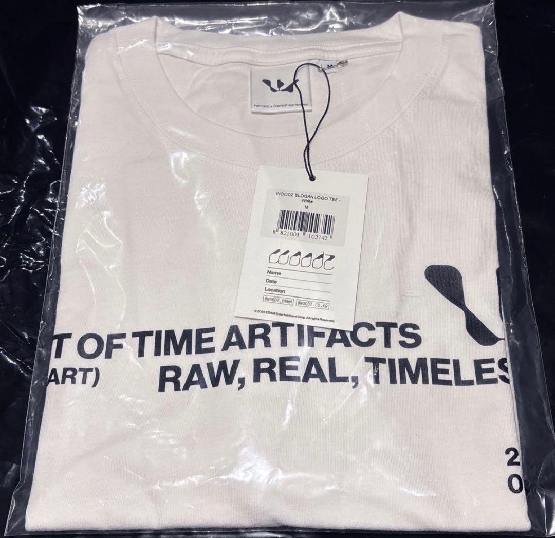 WOODZ Tシャツ　SLOGAN LOGO Mサイズ　ポップアップ　スンヨン