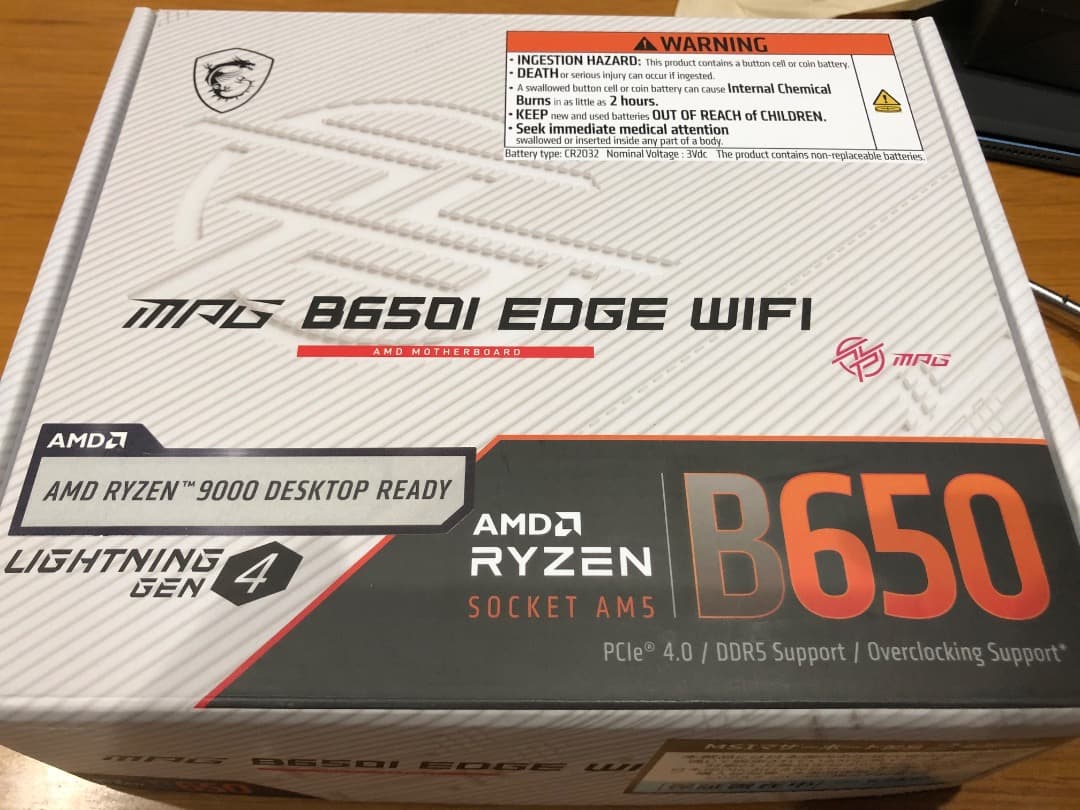 【説明欄必読】MSI B650I EDGE WIFI マザーボード