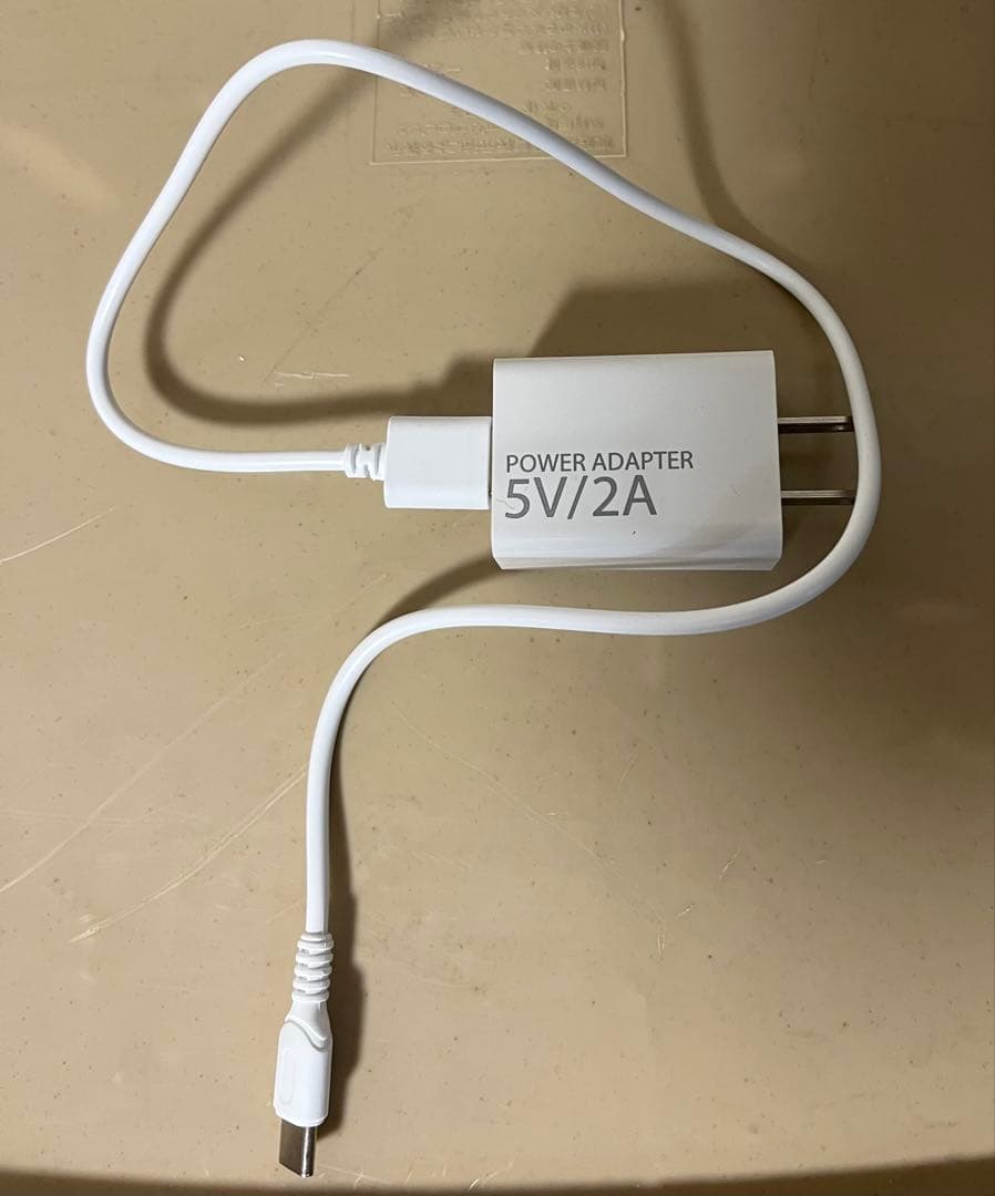 チョップドサラダメーカー　ホワイト　recolte 充電用アダプター付き