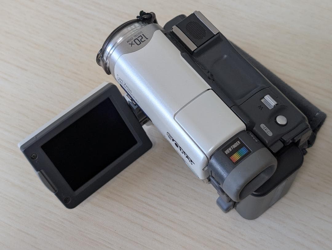 SONY DCR-TRV22 ホワイト MiniDVビデオカメラ 動作品