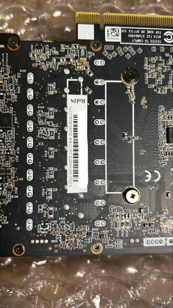 ジャンク品NVIDIA GeForce RTX3060Ti 8GB GDDR6