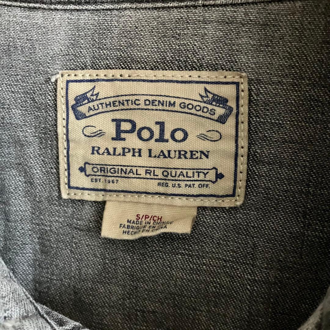 ポロラルフローレン ブラックシャツ ウエスタンシャツ