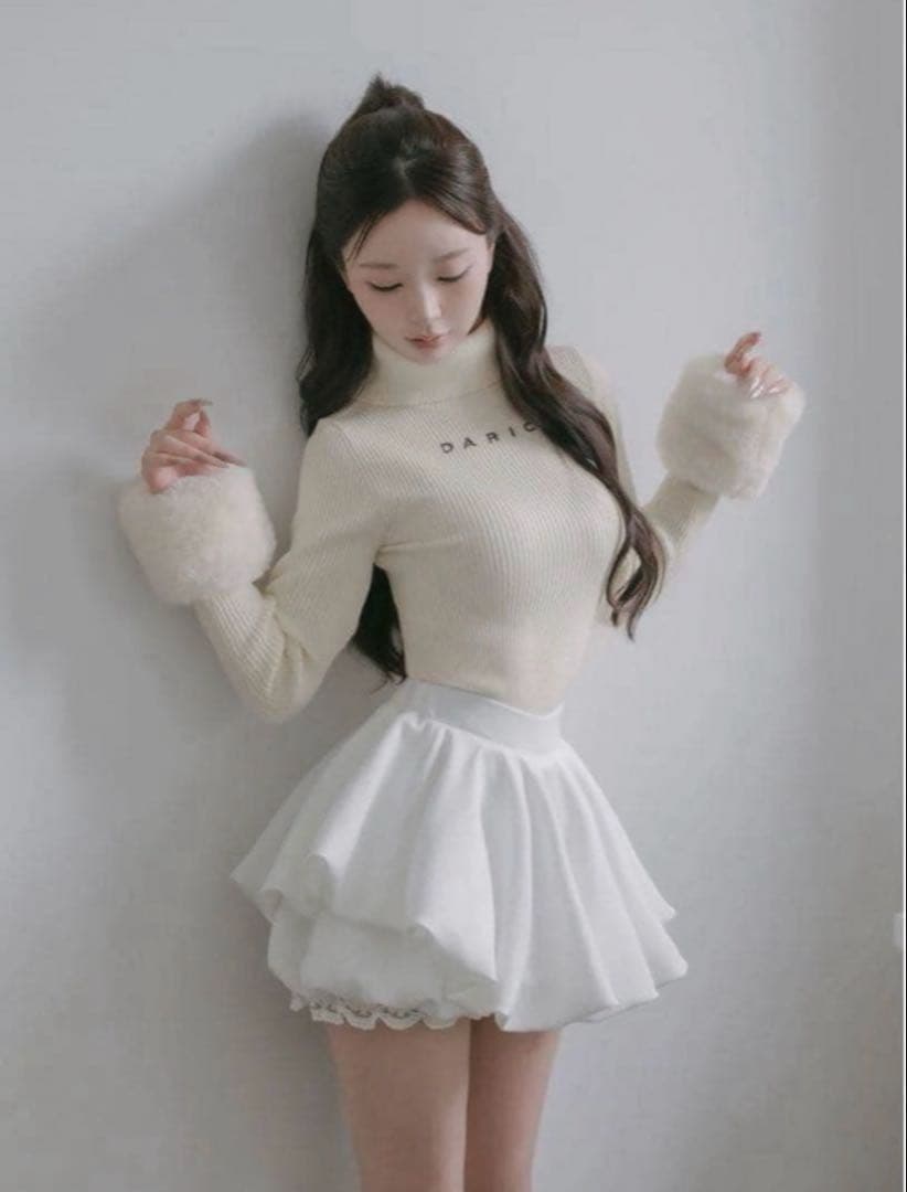 Darich スムースファーリブニットIVO