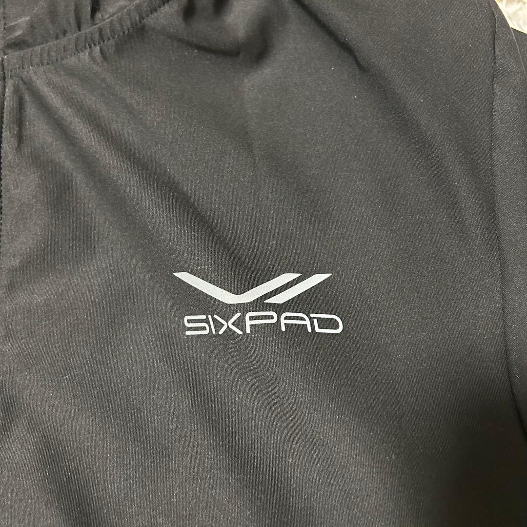 【美品】男女兼用 SIXPAD フード付セットアップ サウナスーツ 上下LL